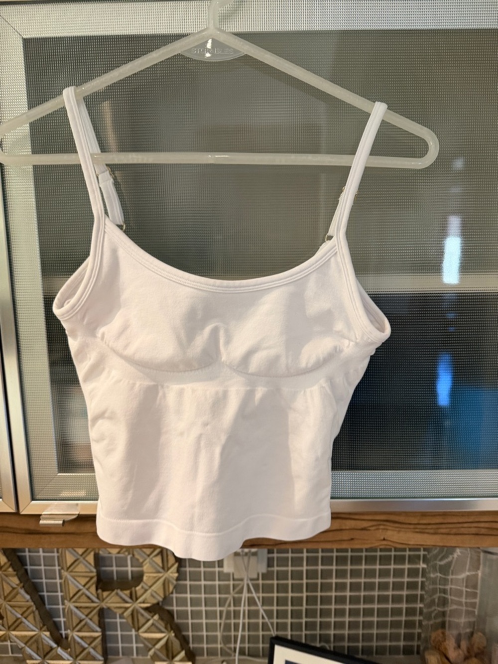 Alphalete Push Tank, white, M, like brand new!